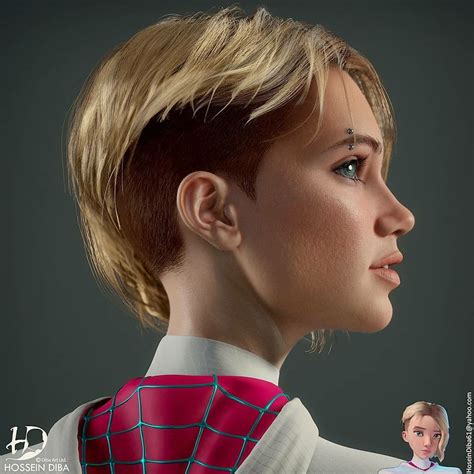 spider gwen hair|gwen stacy haircut real life.